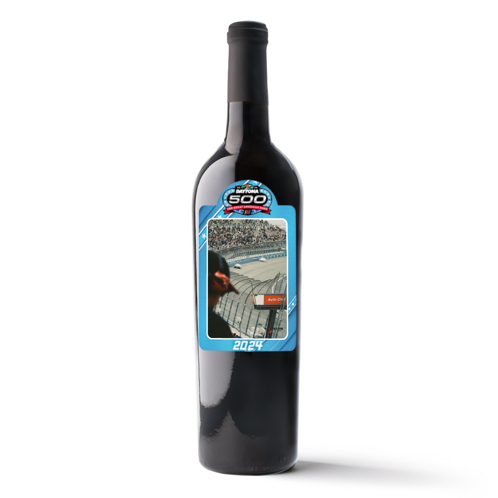2022 Daytona 500 Custom Photo Label Wine