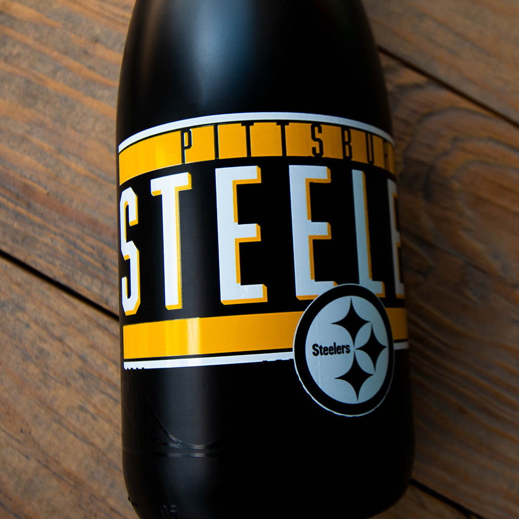 Pittsburgh Steelers Matte Black Bubbly