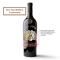 So Very Thankful Etched Wine