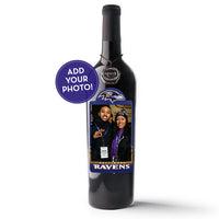 Baltimore Ravens Custom Photo Label Wine