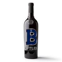 Butler University Etched Wine