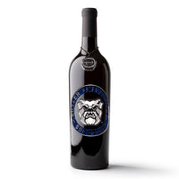 Butler University Logo Etched Wine
