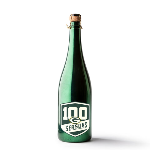 Green Bay Packers 100 Seasons Metallic Green Bubbly