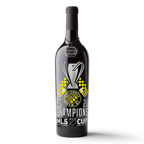 Columbus Crew 2020 Champions Etched Wine