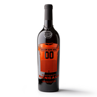 Cincinnati Bengals Custom Name Jersey Etched Wine