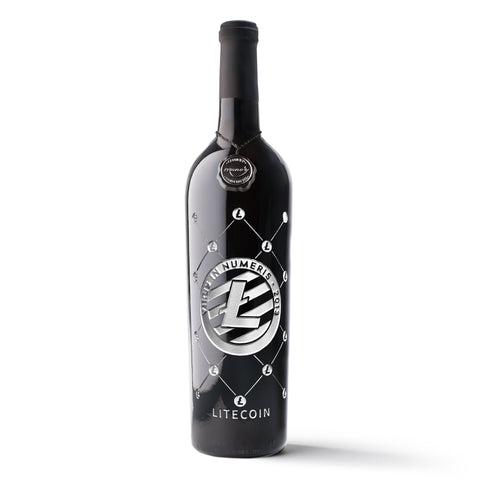 Litecoin Token Etched Wine