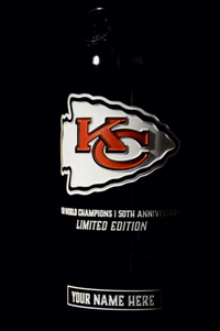 KC Chiefs 50th Anniversary Custom Name