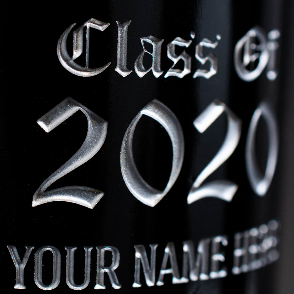 University of Illinois Custom Alumni Etched Wine