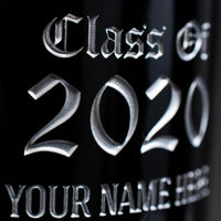Xavier University Custom Alumni Etched Wine Bottle