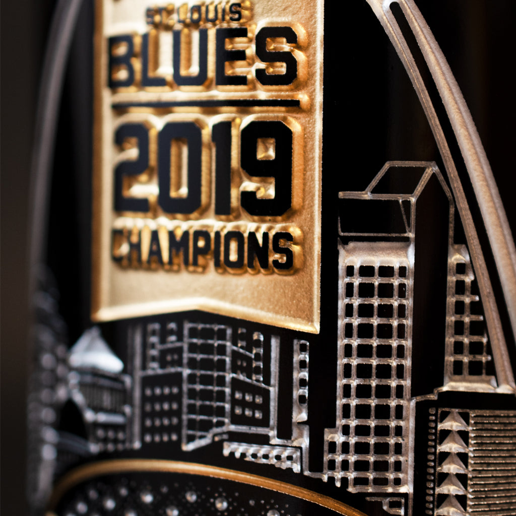 STL Blues 2019 Limited Edition Ring Etched Wine