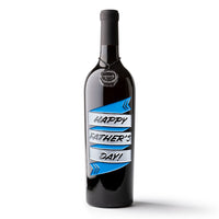 Happy Father's Day Etched Wine