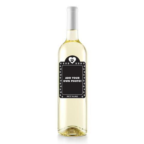 Custom Pet Photo Label Sauvignon Blanc