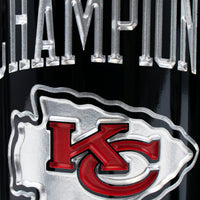 KC Chiefs 1969 Champions Etched Wine