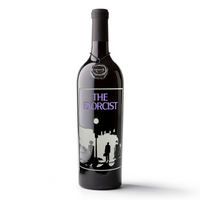 The Exorcist Poster Etched Wine
