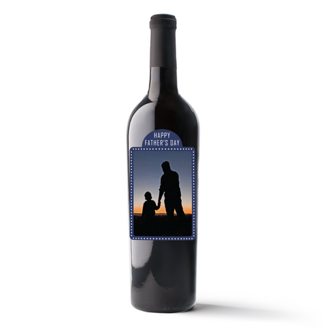 Father's Day Custom Photo Label Cabernet Sauvignon
