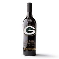 Green Bay Packers Commemorative Ice Bowl Etched Wine