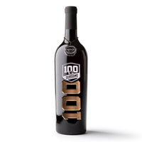 Green Bay Packers 100 Design Etched Wine