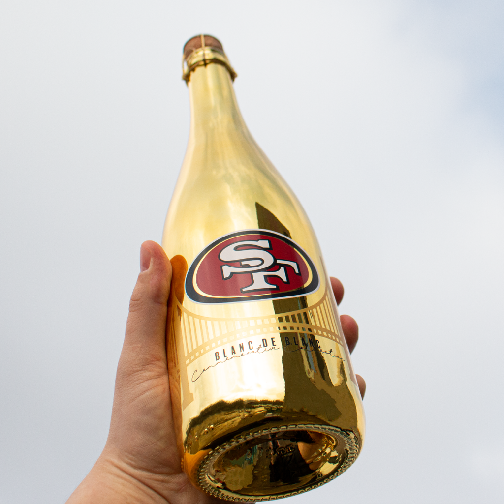 49ers Commemorative Gold Bubbly