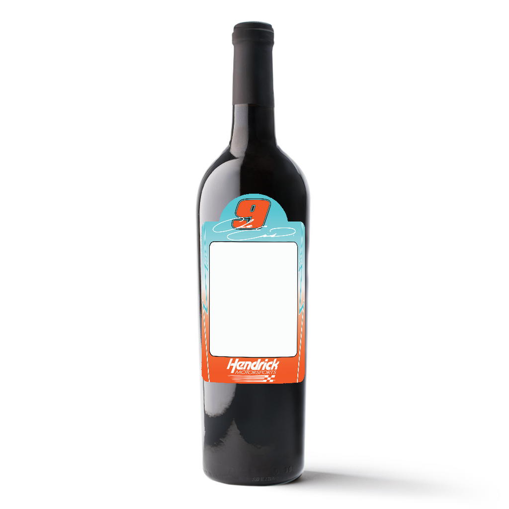 #9 Chase Elliott Custom Photo Label Wine