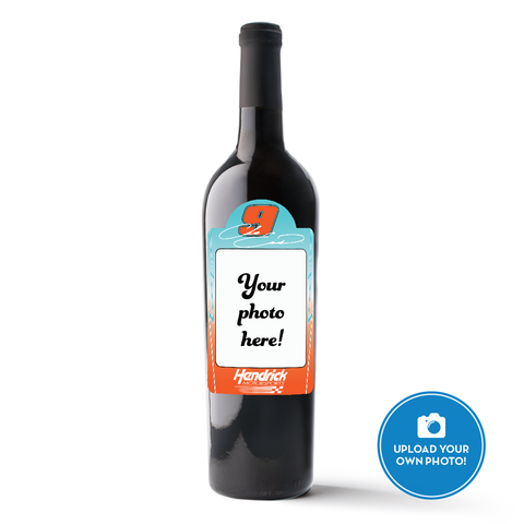 #9 Chase Elliott Custom Photo Label Wine