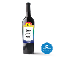 #24 Jeff Gordon Custom Photo Label Wine
