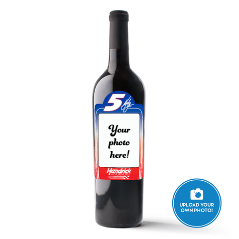 #5 Kyle Larson Custom Photo Label Wine