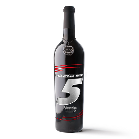 #5 Kyle Larson Etched Wine Bottle