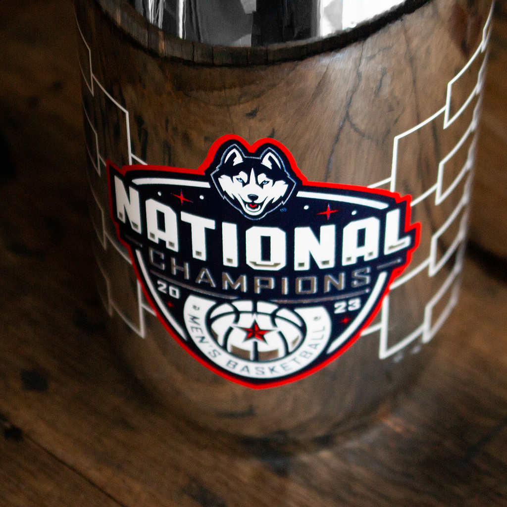 UCONN 2023 Men's Basketball Champions Silver Bubbly