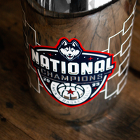 UCONN 2023 Men's Basketball Champions Silver Bubbly