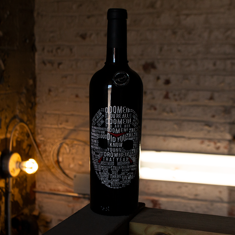 Friday the 13th Mask Etched Wine