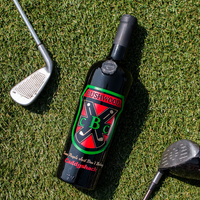 Caddyshack Buschwood Crest Etched Wine