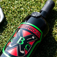 Caddyshack Buschwood Crest Etched Wine