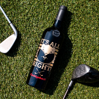 Caddyshack It's All Right Etched Wine