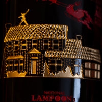 Christmas Vacation House Etched Wine