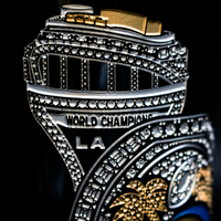 Los Angeles Rams Commemorative Ring Etched Wine