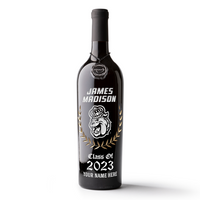 James Madison Custom Alumni Etched Wine