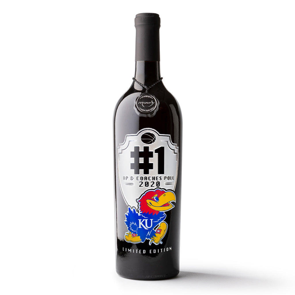 KU 2020 Number One Etched Wine
