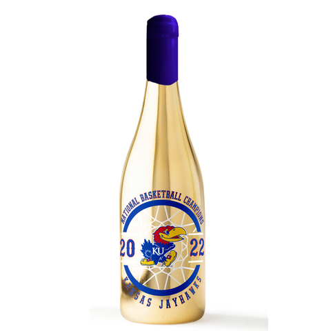 2022 KU Basketball National Champions Metallic Gold 1.5L