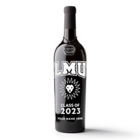 Loyola Marymount University Custom Alumni Etched Wine
