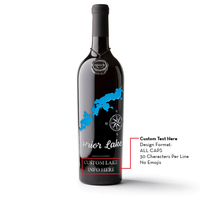Prior Lake Custom Etched Wine