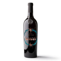 Mother's Day Saying Etched Wine