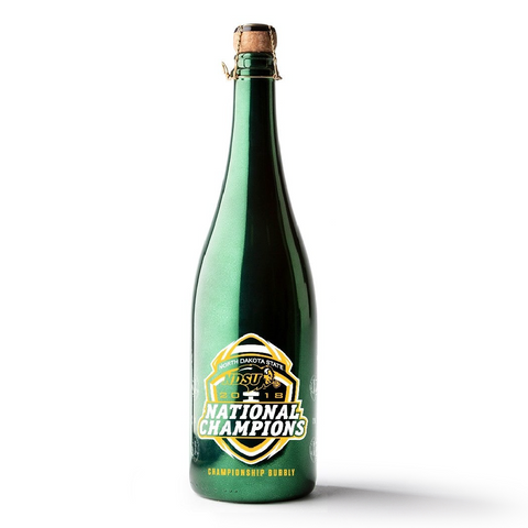 NDSU 2018 National Champions Metallic Green Bubbly