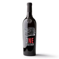 New England Revolution Logo Etched Wine