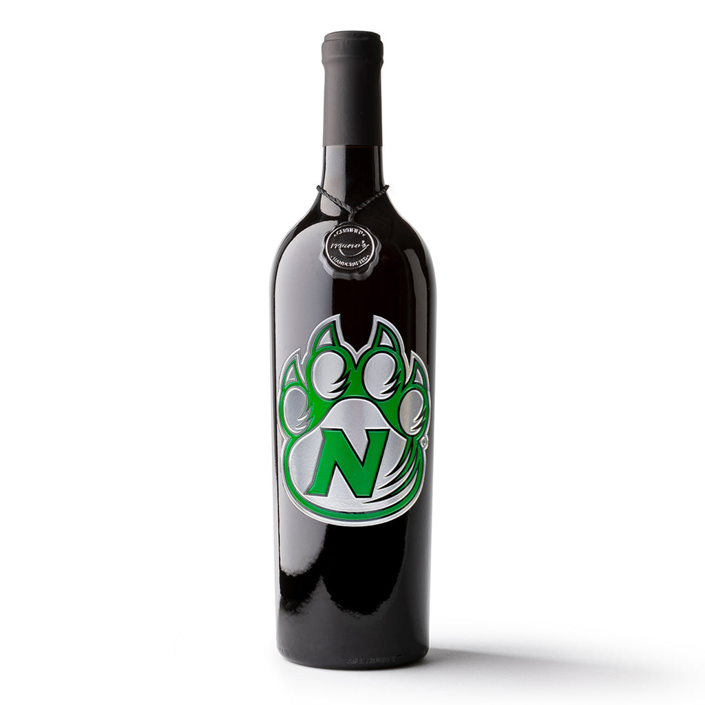 Northwest Missouri State Logo Etched Wine