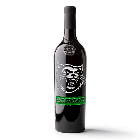 Northwest Missouri State Bearcats Etched Wine