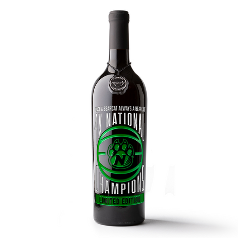 NWMS 2022 4X National Basketball Champions Etched Wine