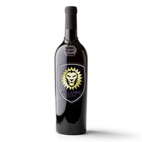 Orlando City Logo Etched Wine
