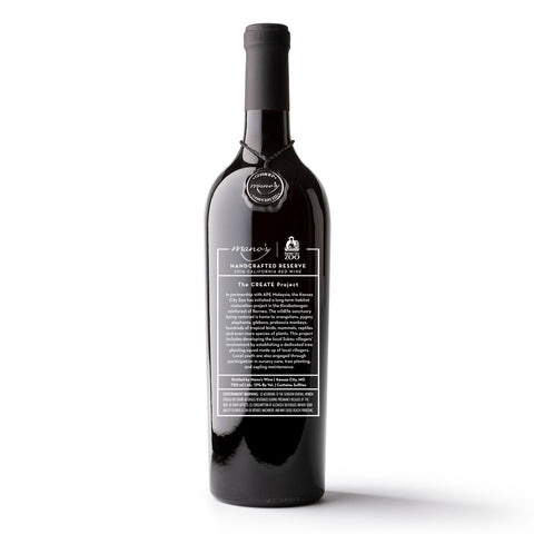 Bornean Orangutan Etched Wine