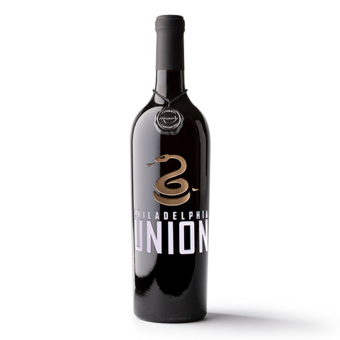 Philadelphia Union Etched Wine