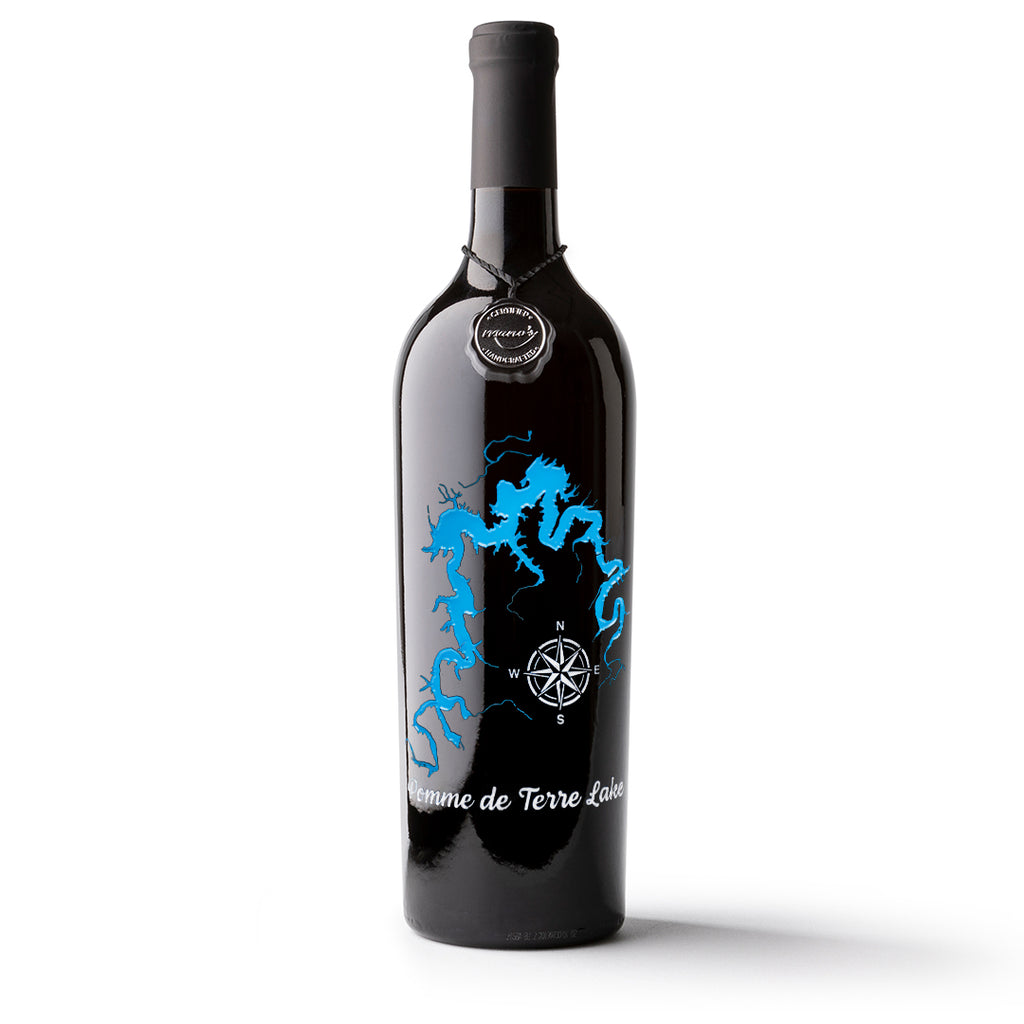 Pomme de Terre Lake Etched Wine